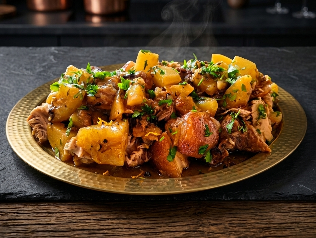 Roti de Porc Pomme de Terre